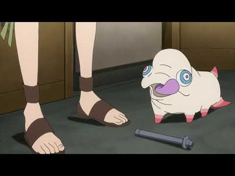 The kinda blobby mascot dog of Deca-Dence